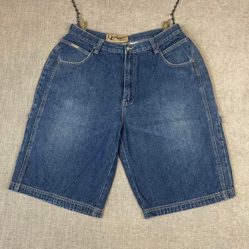 Y2K Paqaderm Carpenter Denim Shorts